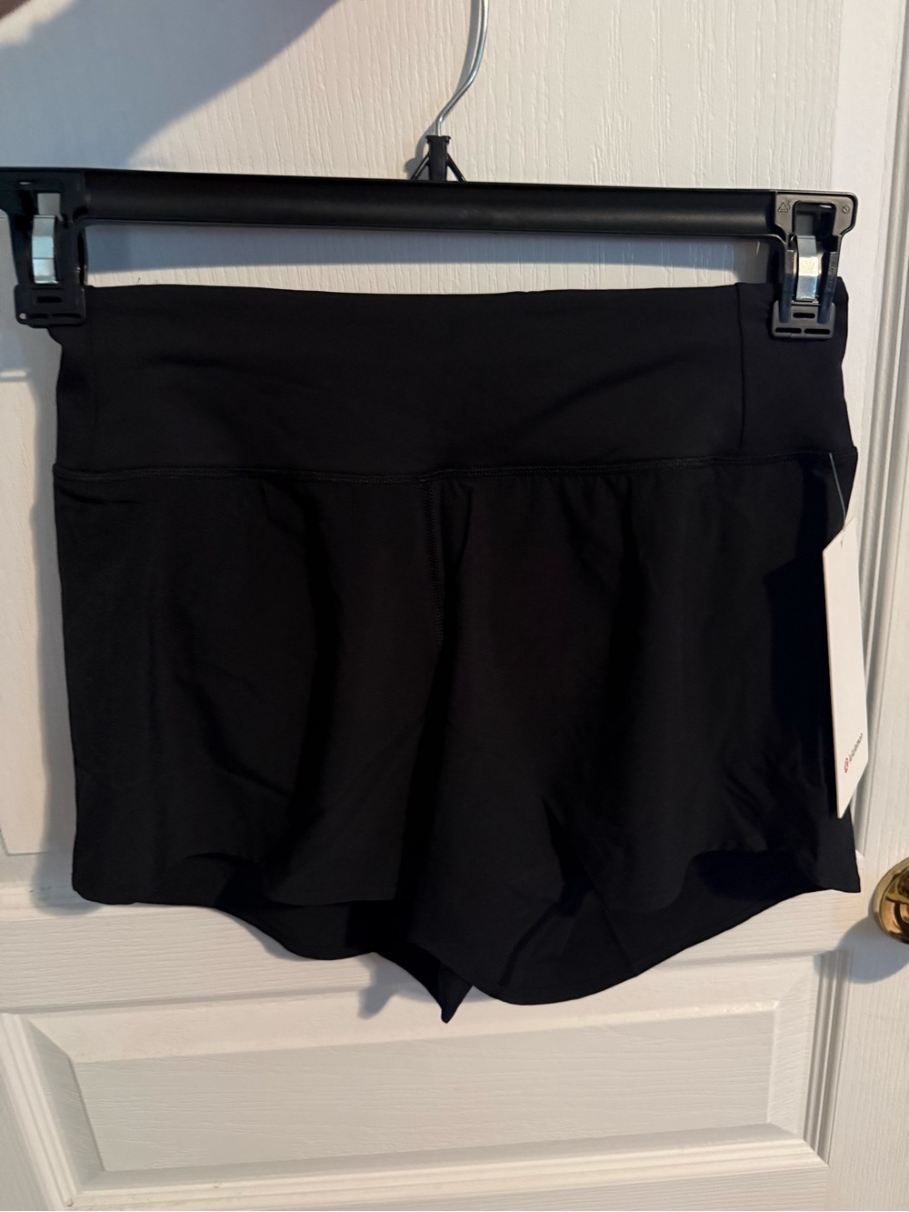 Lululemon Speed Up HR Short 4” Mesh Vent High-Waist Black Athletic Shorts